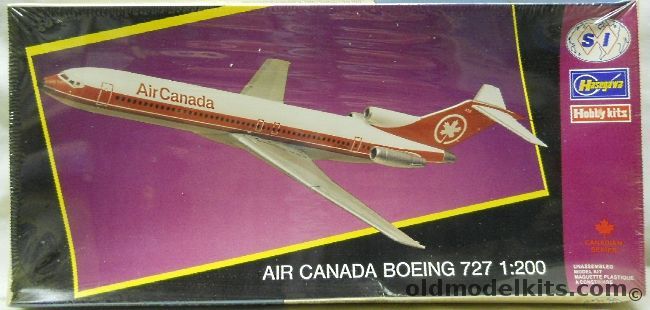 Hasegawa 1/200 Boeing 727 Air Canada, NTL-H8 plastic model kit